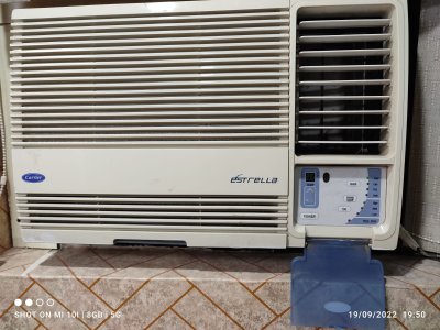 वाहक 1.5 टन विंडो AC (ESTRELLA CX 18K, CAW18EC4R31F1, पांढरा)